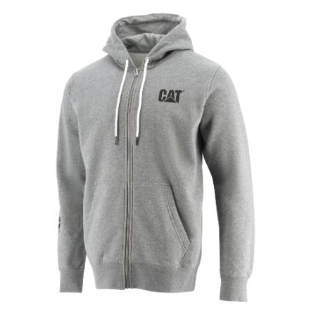 Caterpillar Men's Foundation Fz Dm Hooded Sweatshirt Hoodies Dark Grey CAT-75916